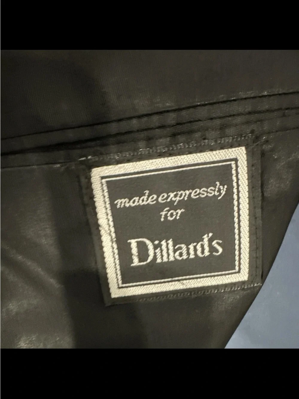 Vintage Dior Men's Dark Charcoal Two-Piece Suit